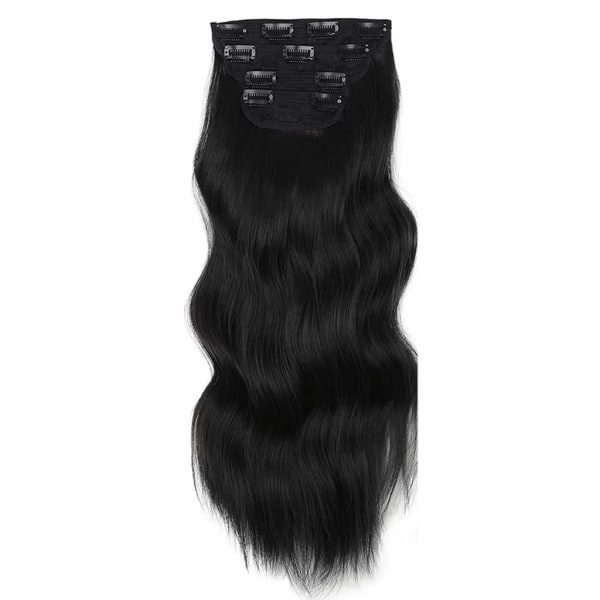 TG Peruk med lange låste hår for kvinner 50 cm