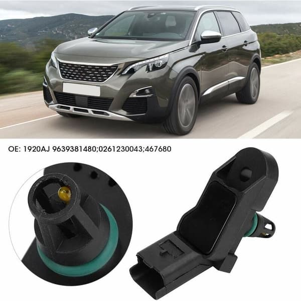 MAP-sensor, Manifoldtrykksensor Manifold Absolutt Trykk MAP-sensor Passer for 1920AJ 9639381480 0261230043 467680.