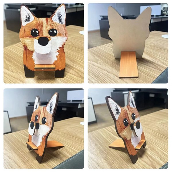 2 st Glasögonhållare Glasögonställ Creative Solglasögonhållare Smyckesställ Stativ Fox Glasögonbåge