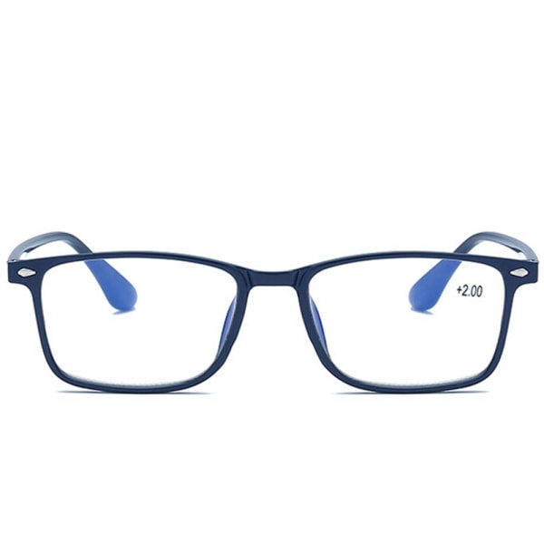 TG Stilren Bekväma Anti-Blue Ljus Läsglasögon (+1,0 - +4,0) Blå 2,5