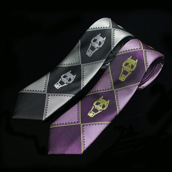 Set med 2 JoJo's Bizarre Adventure Kira Yoshikage slipsar