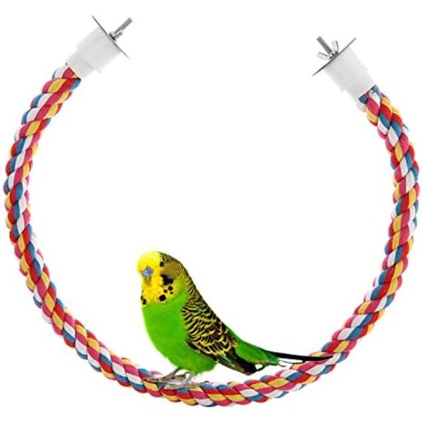 Lintuhäkki, Papukaijojen lelut 84 cm Köysikiipeilyteline (84 cm) [1 pakkaus] Monivärinen 84 cm Monivärinen 84 cm Monivärinen 84 cm