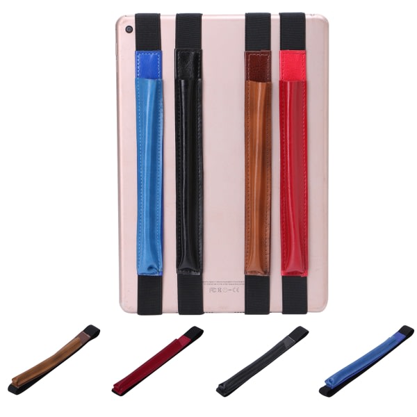 Skyddsfodral i konstläder för blyertsgenerering Case för pennlock cap Tablett Touch Pen Stylus - påse Red