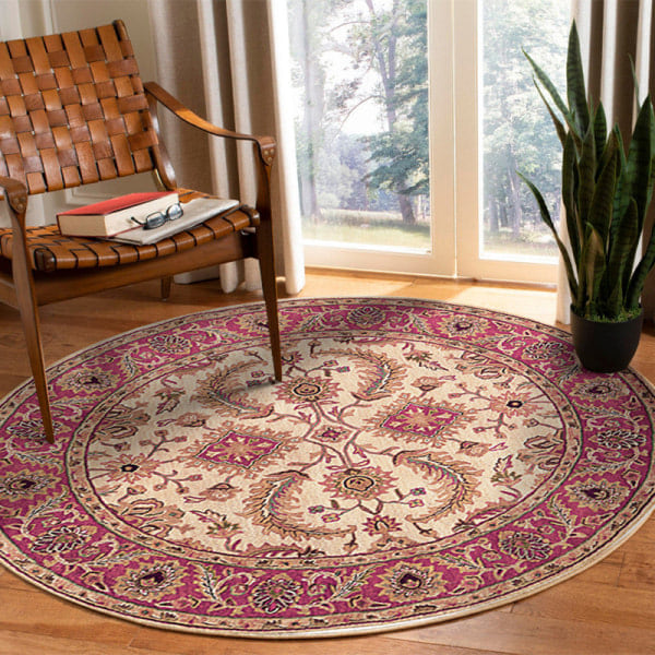 Runde tepper Myke Store, sklisikre vaskbare tepper 60*60cm