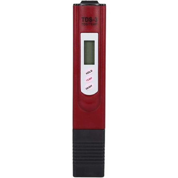 Ledningsevnemeter TDS-pen TDS-3 Rød Vandkvalitetsanalysator