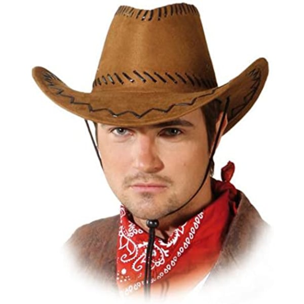 Cowboyhatt Western Hat Kostymtillbehör Unisex cowboyhatt