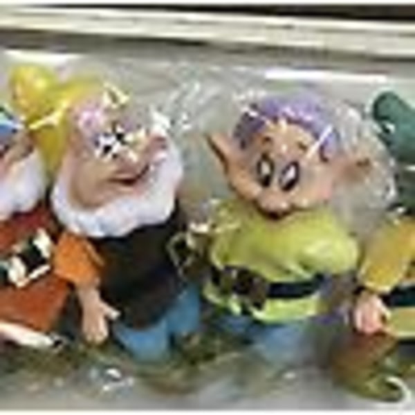 7 kpl Disney Snövit och de sju dvärgarna Actionfigurleksak 15 cm Princess Pvc Doll