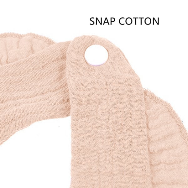 TG Baby Muslin Bandana Dregla Haklappar för Pojkar, Flickor, Justerbar Baby Khaki