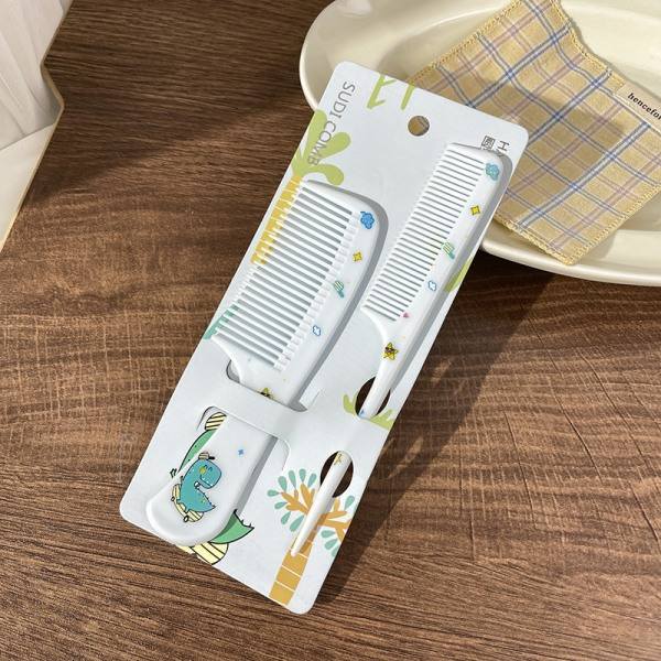 TG 2-pack barn Baby kam set hår hårbotten kam barn lockigt hår kam Blå