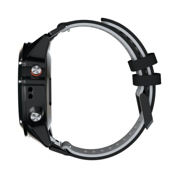 Silikonarmbånd Sort & Grå til Garmin Fenix ​​5X/6X Sort, Grå