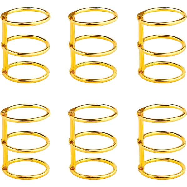 Bogbindere 3-ringe Ringe Metal Bladebindere Metal Ringbindere til