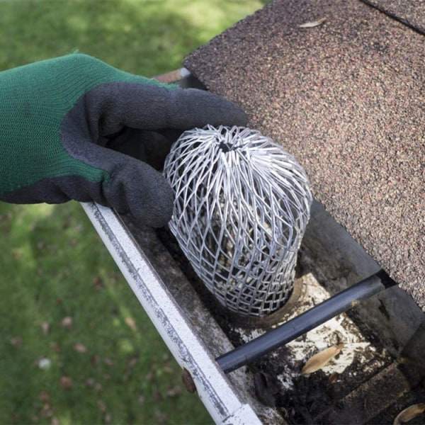 4 Fleksible Aluminium Rensesi Diameter 8 cm Mesh Stop Løvsil Sil Løvskydd Dækning til Beskyttelse