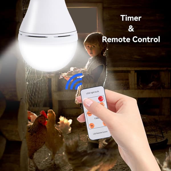 2 Pcs Indoor Outdoor Solar Light with Remote Control, Dusk to Dawn Sensor, Solar/USB Rechargeable Portable Hanging Lamp, TechKen LED Bulbs