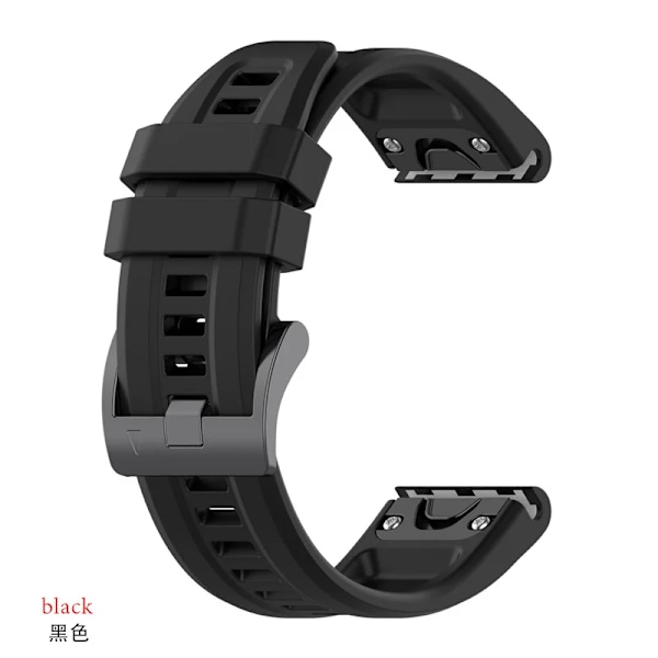 26mm silikonarmband för Garmin fenix 7X 7 7S 6X 6 Pro 6S 5 5X Plus Smartwatch Armband för Garmin Descent mk2i mk3 51mm 11 11 Garmin Fenix7