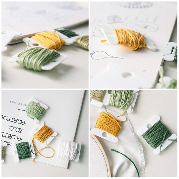 100 stk Broderitrådhållare Floss Craft Bobbin C