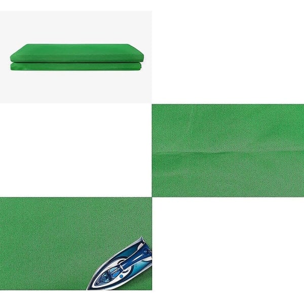Studiofotografibakgrund, vikbar sk?rm, fotobakgrundsduk, (gr?n, 1,5 x 2 m) grønn 1,5M*2M
