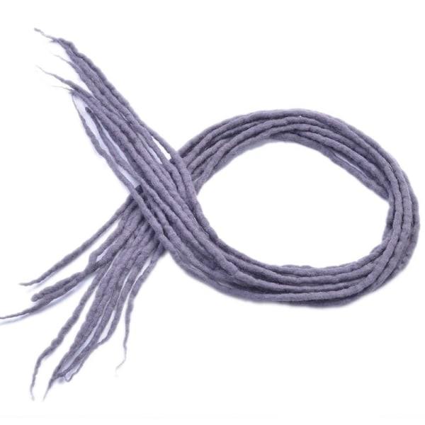 TG Dreadlock-pidennykset H?rf?rl?ngning LJUSGR? vaaleanharmaa vaaleanharmaa
