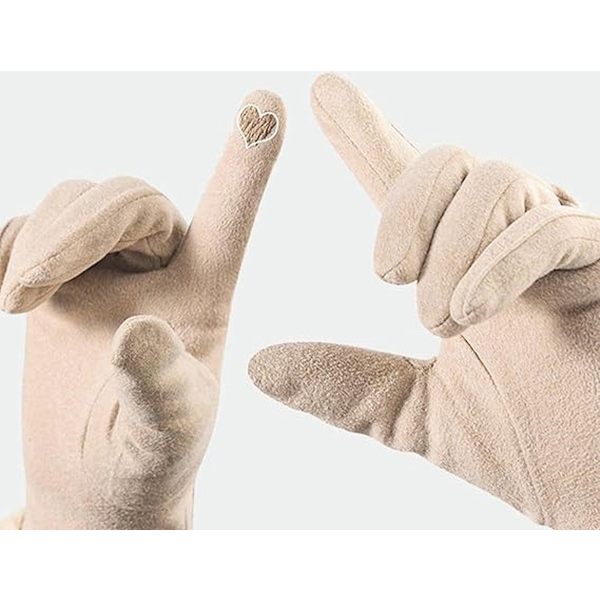 Vinterhandskar - Pekskärmsvinterhandskar - Vinterhandskar - Varma - Dam - Vindtäta - Vinterhandskar - One Size