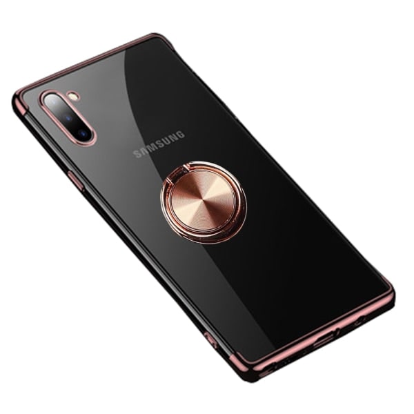TG Tehokas Suojakotelo Renkaalla - Samsung Galaxy Note10 Musta