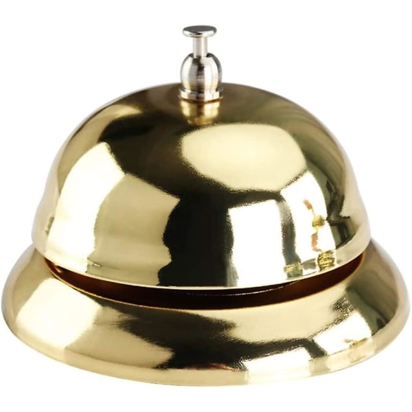 Ring Bell Metal Anti-Rost Ring Service Bell Desk Bell Service Bell F?r hotelli, ravintolanhoitaja, vastaanottovirkailija, skolor, kontor, sjukhus, lager