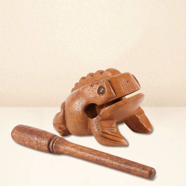 Galaxy Thailandske håndlavet klingende træfrøpynt (A-stil, 11 cm) 1 stk 11 cm