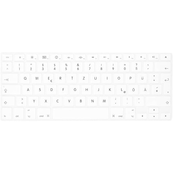 TG Farge: Hvit Tastaturbeskytter Kompatibel med Macbook Air/ Pro/Pr