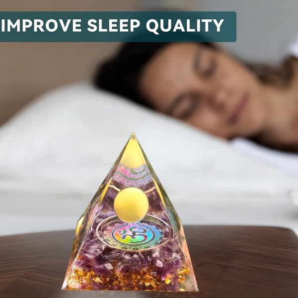 Orgonpyramid för positiv energi, läkande pyramid för att minska