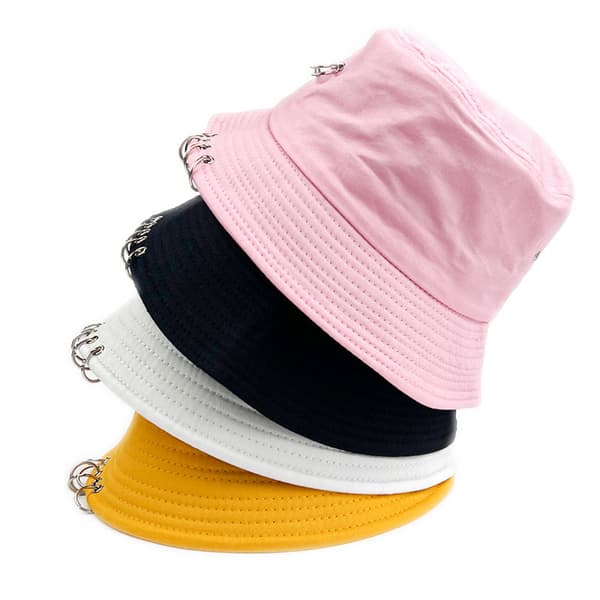 Unisex bøllehat print vendbare dobbeltsidede solhatte