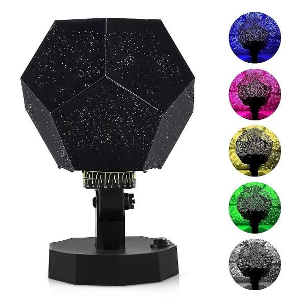 DIY Videnskabsprojektor Natlampe, Phantom Star Projektor Natlampe Med 5 Farver Til Børn Voksne Soveværelse