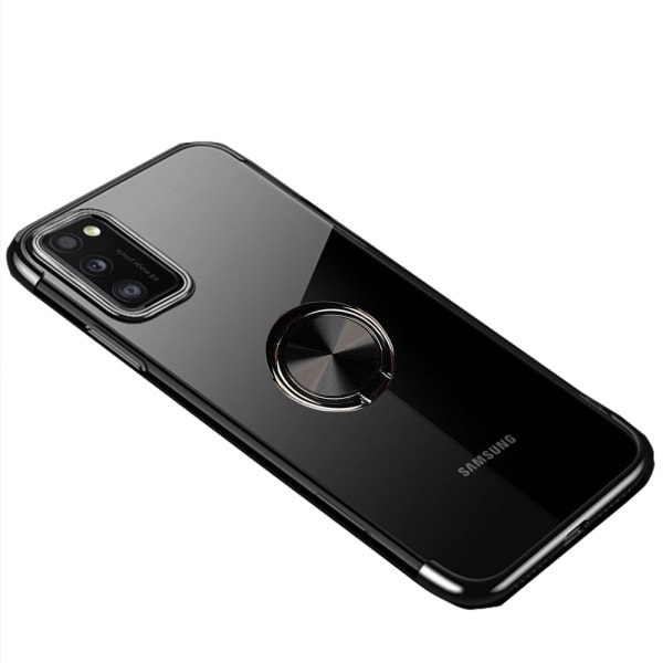 TG-kotelo renkaalla - Samsung Galaxy A41 Hopea