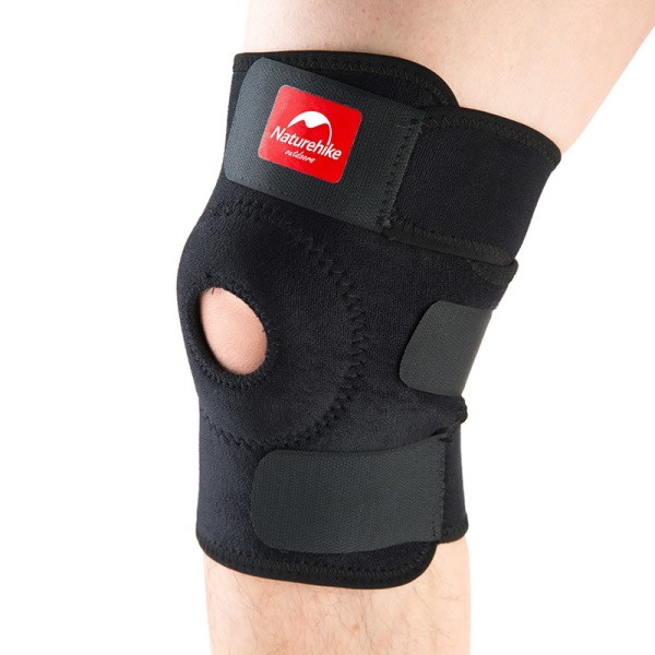 TG Flexibelt Knäskydd för Stöd och Support Svart