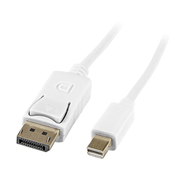 TG Mini-DisplayPort - DisplayPort-kabel, 1,8 m - Vit