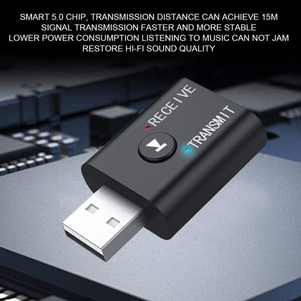 Bluetooth 5.0 -lähetin-vastaanotin 2-in-1 - itsenäinen piiri