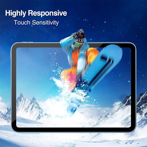 Härdat glas för iPad 11\" (A16) / iPad 10.9\" 10:e generationen - Stöttåligt skydd 9H Transparent