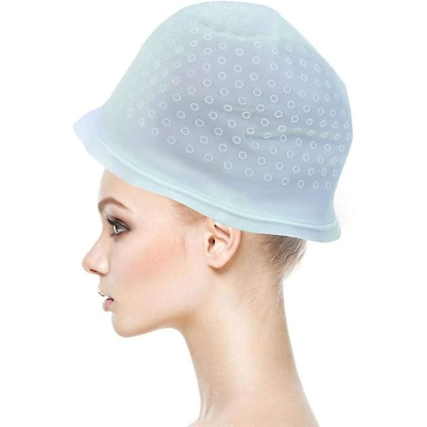 Frisörsalong Silikon Gel Cap Färgning Hår Färgningshatt Högdagring Cap Hårstyling