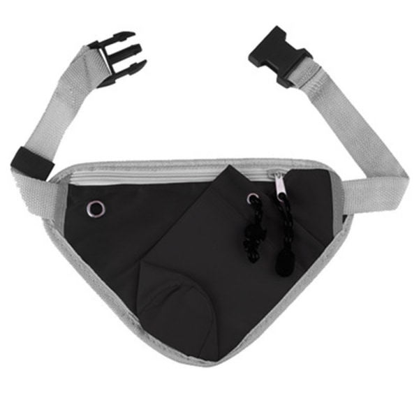 TG Praktisk Midjeväska Fannypack Träningsväska Svart