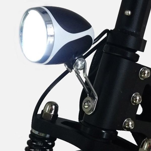 Elektrisk scooterlys LED-sykkellys foran og bak Projektor og baklys, vanntett og sikker terrengsykkellampe