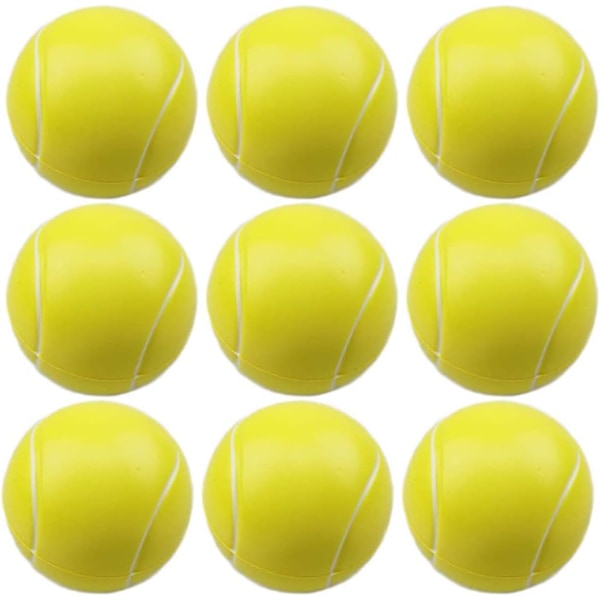 Pakke med 9 skumtennisbolde