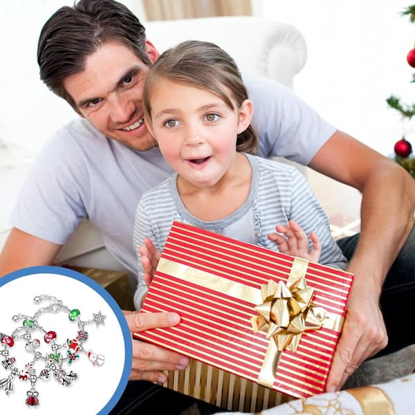 Julekalender til børn - Julekalender 2025 - 24 dages nedtælling - Jul - nedtælling - nedtælling til jul med DIY smykkesæt