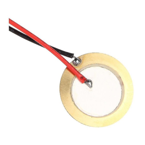 12 stk 27 mm piezo-plader med ledninger Mic Drum Trigger Akustisk pickup