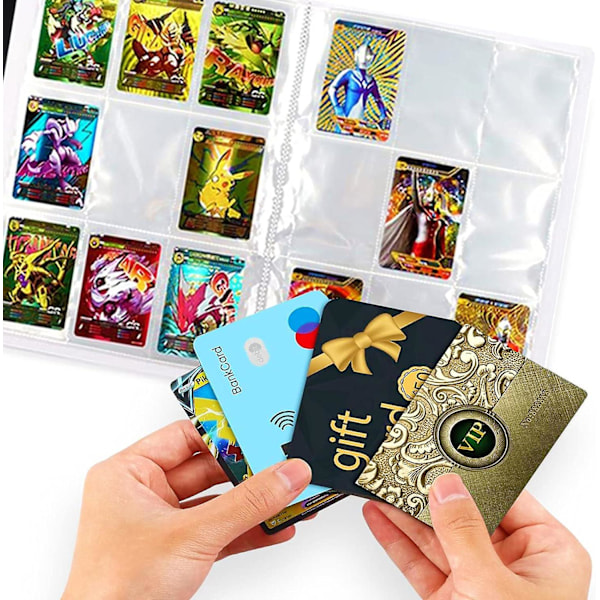 Rom 432 Kort Anime Album Bok Pikachu Favoritt Spill Kort Perm Mappe lightning