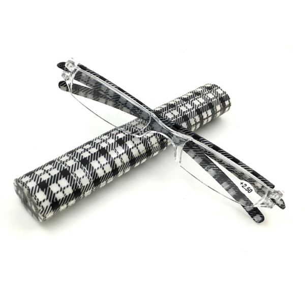 TG Elegante Sommerlige Komfortable Læsebriller (+1,0 - +4,0) Sort +2,5