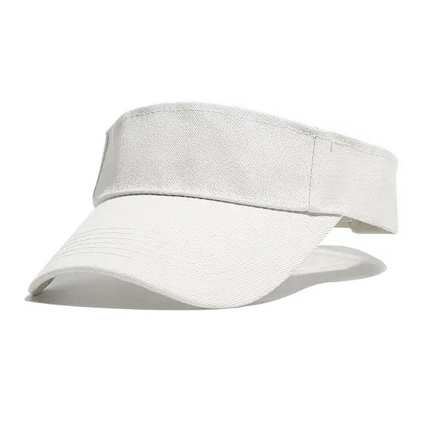 Solid-colored sun visor - Various colors white