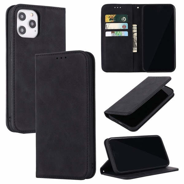 TG iPhone 12 Pro Max - Praktisk og Stilfuld Wallet Case Sort