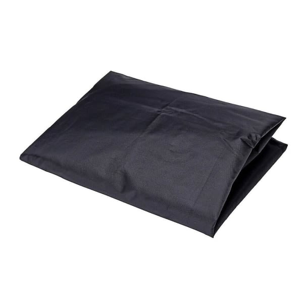 Fire Pit Skyddslock Runt Vattentätt Fire Cover Cover -skydd Polyester Svart Utomhus Runt Grill Cover (diameter 76cm, Höjd 30cm)