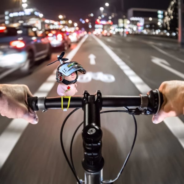 TG Spejl - 1 stk - Grå Svin Bilpynt, Svin Cykel eller