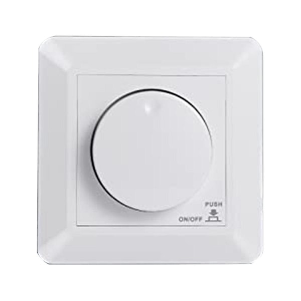 LED-dimmer, infälld dimmer för dimbara LED- och halogenlampor, 5-300 W dimmerbrytare LED, fasstyrningsdimmer
