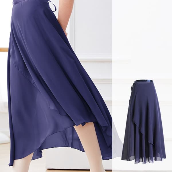 Balettkjol Lång kjol MÖRKBLÅ Dark blue