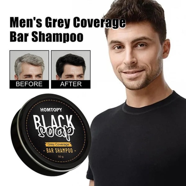 TG SoapCover, grått hårtäckande tvål, hår mörkare komprimerat Så box-packed 50g