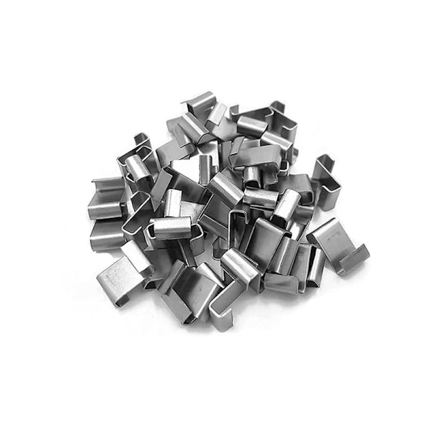 INF 25-pack fästklämmor för växthusglas